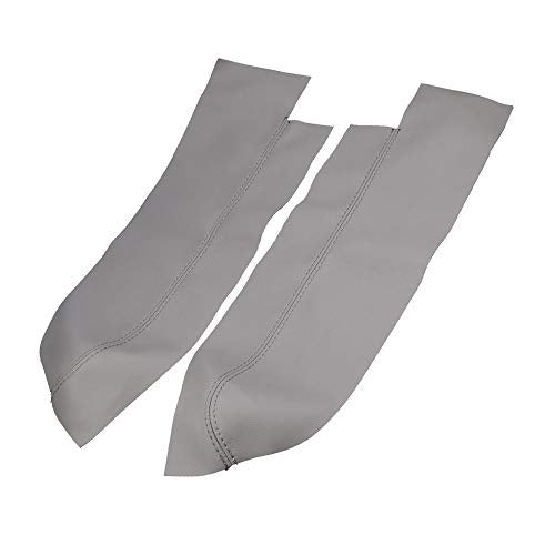 DSkoiph غطاء مسند الذراع لواجهة الباب DSkoiph جلد يسار ويمين لهوندا CR-V 2007-2012 (رمادي) - Image 3