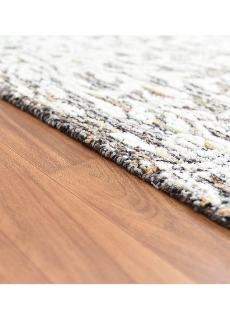 AURUM HOME AH04C Hand Tufted Carpets Indoor Living Dining Bedroom Room and Gallery Area Rugs Loop Cut Pile Wool and Pet yarn, Rectangle  - Image 4