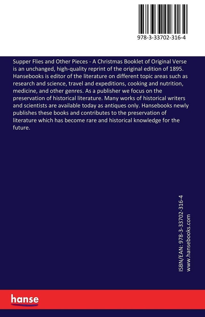 Supper Flies and Other Pieces: A Christmas Booklet of Original Verse - Image 2
