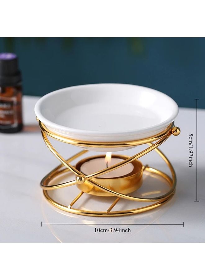 Black White Disc Guddong Lamp Golden Black Metal Globe Bohemian Home Decor No Electricity Needed Fragrance Diffuser - Image 4