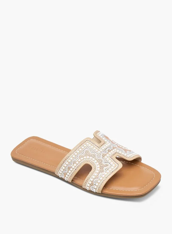 سيليست Women's Embellished Slip-On Sandals