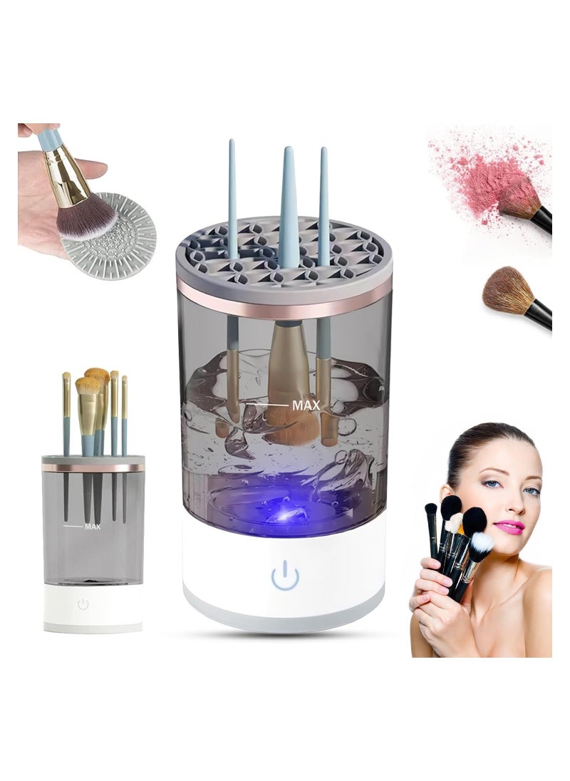 Spinning Cosmetic Brush Cleaner,Electric Makeup Brush Cleaner,for All Size Makeup Brush