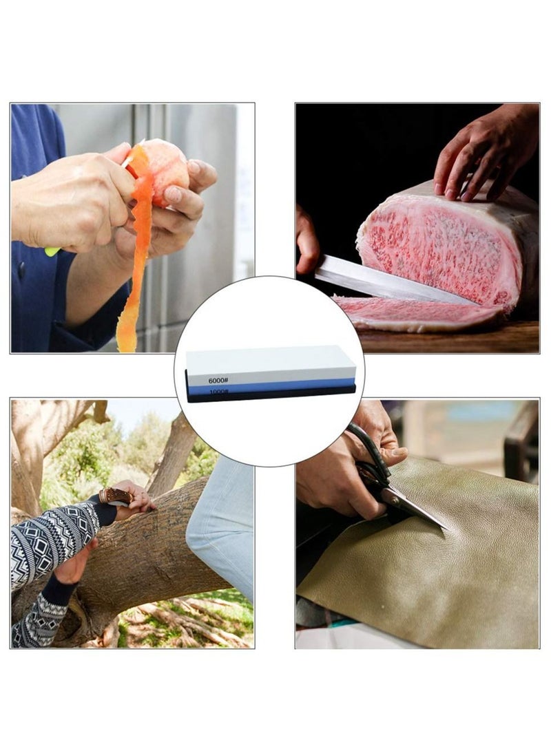 Exquisite Whetstone Knife Sharpener Whetstone Set Water Whetstone Best Wet Stone Kitchen Knives Sharpening Kit - Image 5