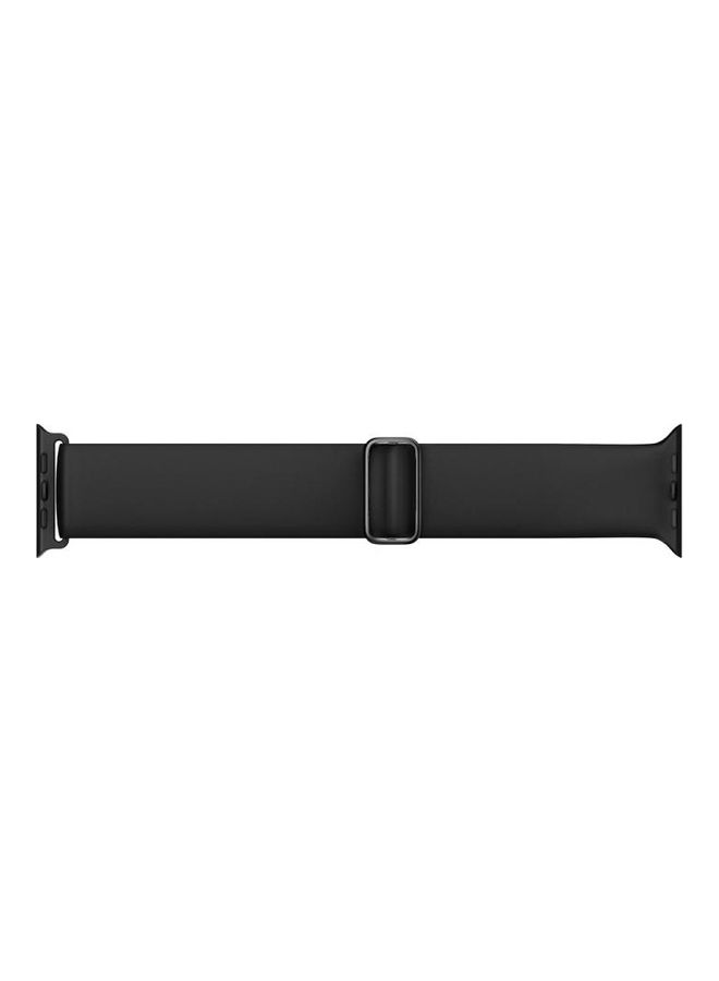 BGM Replacement Band for Apple Watch Series 1/2/3/4/5/6/SE 42/44mm Black - Image 4