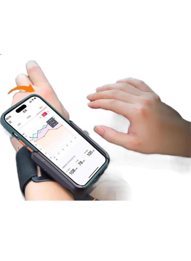 Dipple Deepole Magnetic Wrist Support Phone Arm Bag For Running Sports Unisex Universal Phone Arm Sleeve For Driving Cycling Navigation Arm Fixed Phone Holder - Image 3