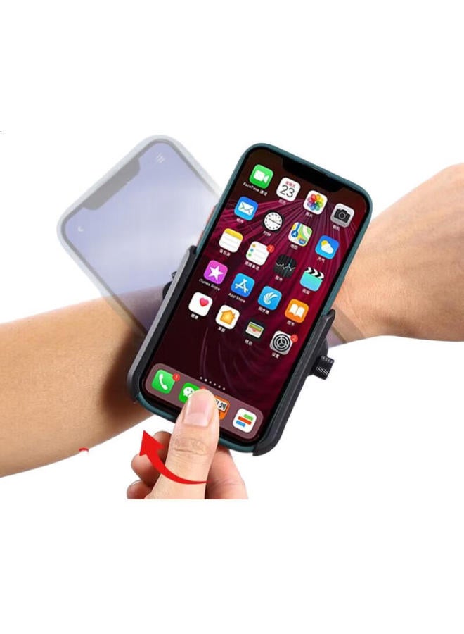 Dipple Deepole Magnetic Wrist Support Phone Arm Bag For Running Sports Unisex Universal Phone Arm Sleeve For Driving Cycling Navigation Arm Fixed Phone Holder - Image 2