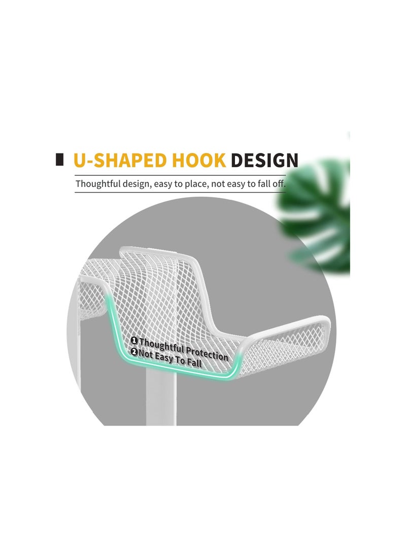 Generic - Aluminum Headphone Stand & Game Controller Holder, Universal Organizer for Headsets, Earphones, Controllers, Switch, iPad, and Mobile Phones - Perfect Desk Storage Solution. - Image 1