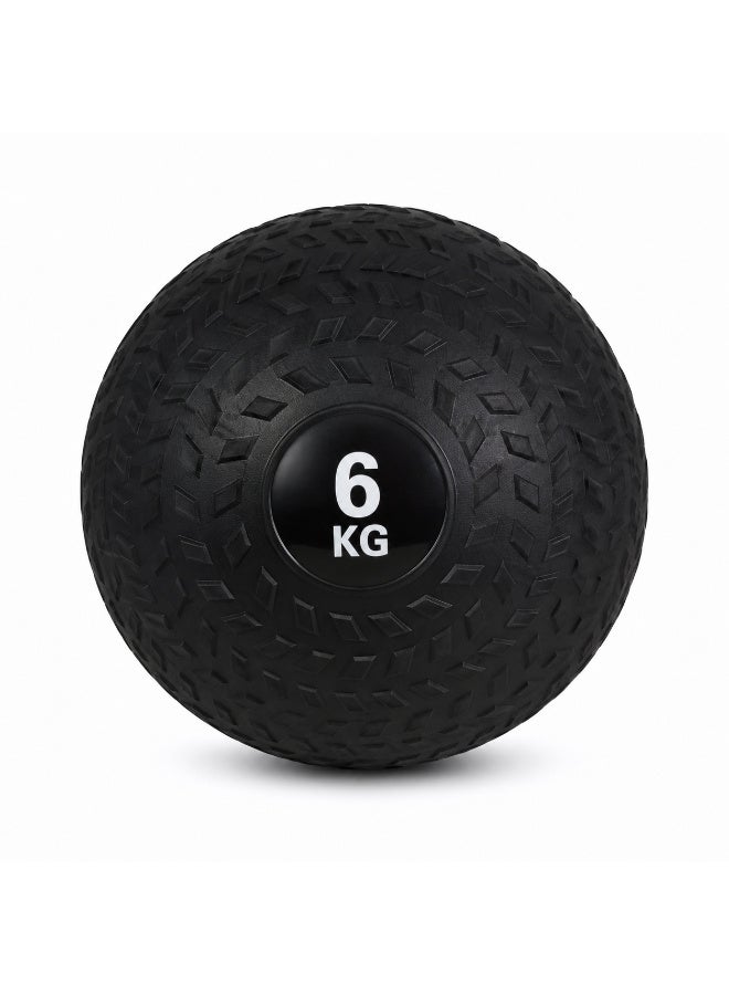 Volcan Fitness Slam Ball 6KG – Heavy Duty Non-Bounce Rubber Medicine Ball for Strength & Cross Training - Image 1