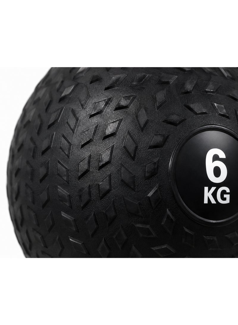 Volcan Fitness Slam Ball 6KG – Heavy Duty Non-Bounce Rubber Medicine Ball for Strength & Cross Training - Image 3