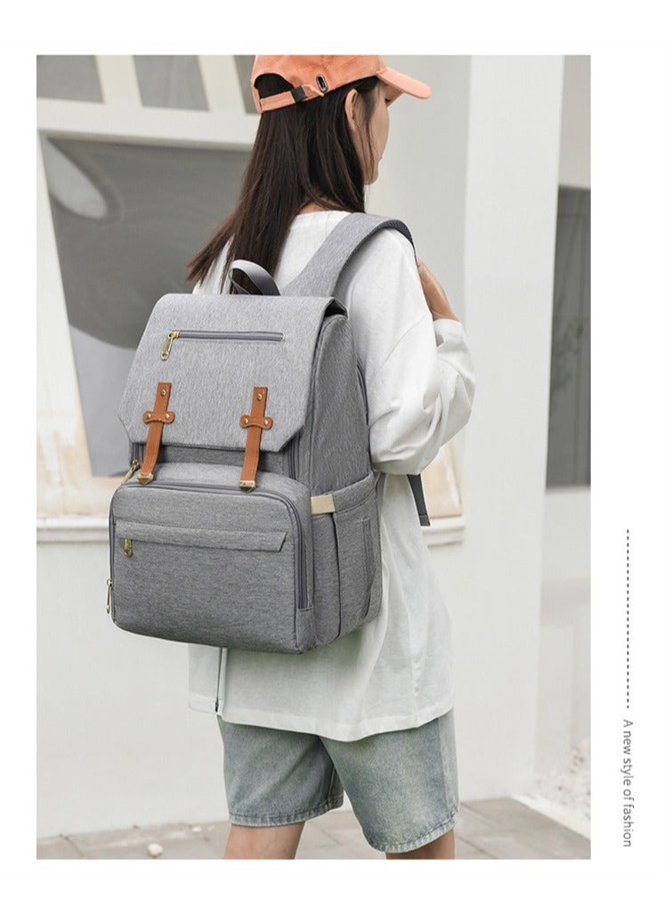 Portable Large Capacity Leisure Multifunctional Backpack, Baby Stroller Hanging Bag - Image 2
