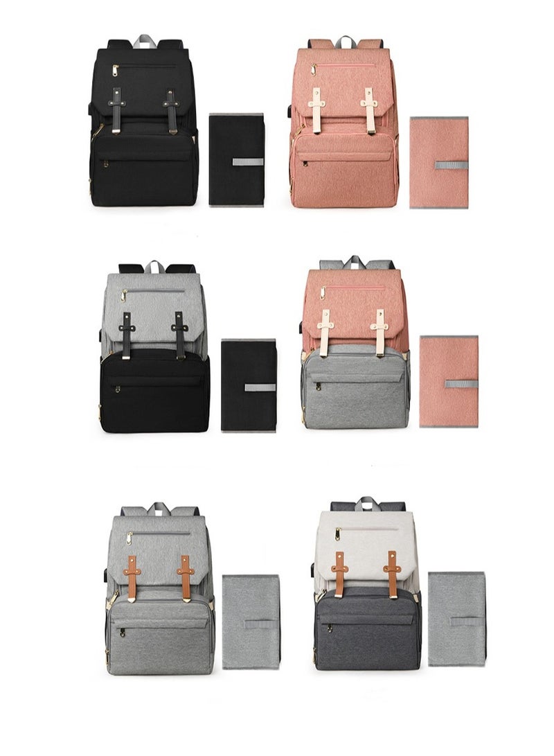 Portable Large Capacity Leisure Multifunctional Backpack, Baby Stroller Hanging Bag - Image 5