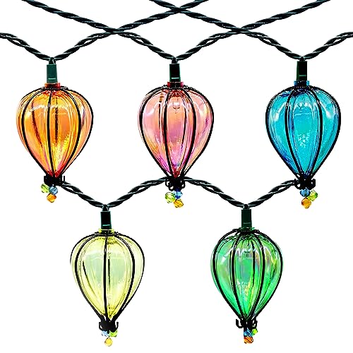 DollarDash 11FT Multicolor String Lights with 10 Bulbs, UL Listed Connectable Waterproof Decorative LED Lights Hanging for Backyard Patio, Indoor/ Outdoor for Christmas Wedding Party Festival Lighting(2pcs) - Image 1