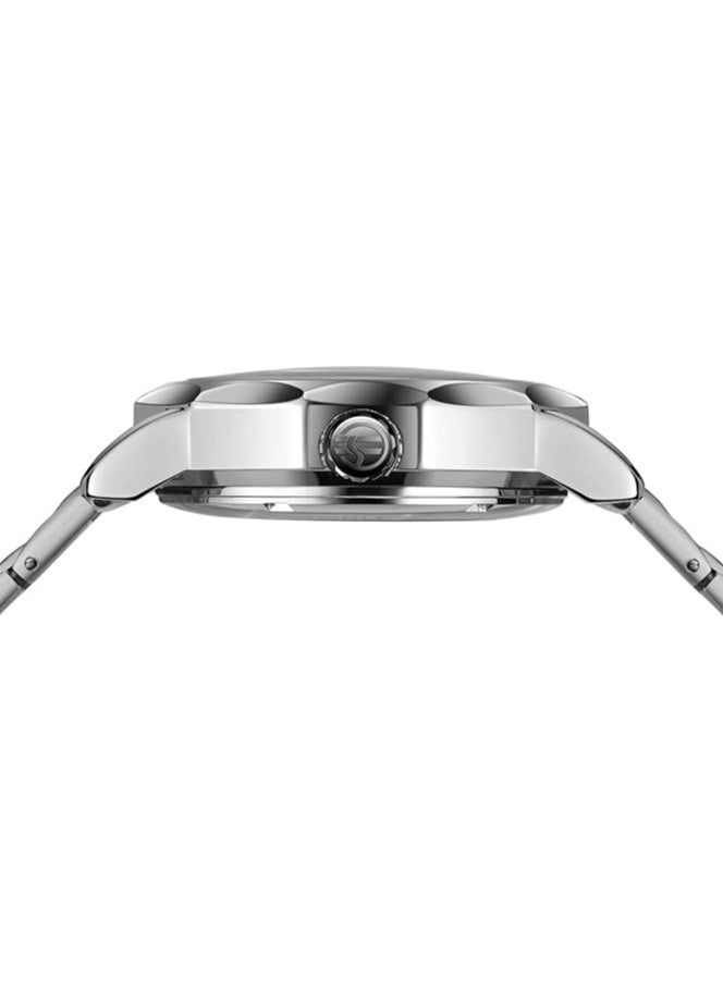 FORSINING Men's Skeleton Automatic Mechanical Watch with Diamond-Cut 12-Sided Bezel & Exposed Gears & Tourbillon Design, Unique Rhombus-Link Stainless Steel Bracelet Self-Wind Wristwatch  - Image 4
