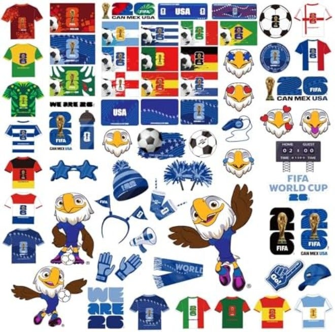 Mesuca FIFA World Cup 2026 Official Stickers - Waterproof Decals for All  Surfaces - Image 3