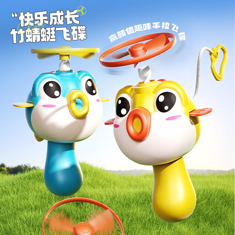 Kids Flying Disc Spinner Toy Outdoor Lawn Game Gift - Image 3
