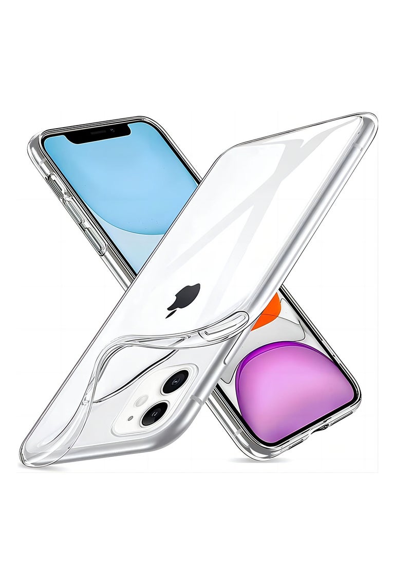 Generic - Generic Soft TPU Protective Case Cover For Apple iPhone 11 Clear - Image 1