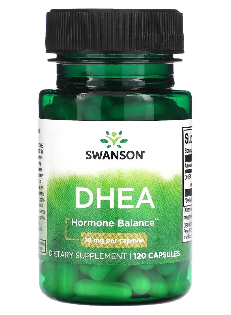 Swanson, DHEA، 10 ملجم، 120 كبسولة