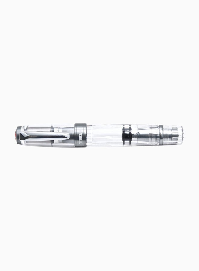 TWSBI Diamond 580ALR Nickel Gray Fountain Pen Nib F - Image 4