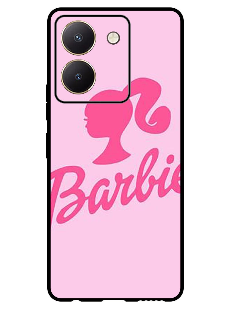 Theodor Protective Case Anti Scratch Shock Proof Bumper Cover For Vivo Y27s Barbie - Image 1