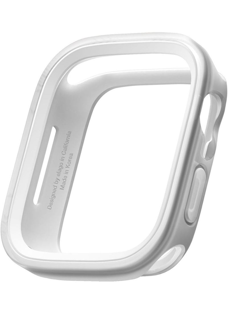 Elago Duo for Apple Watch Series 7 (41mm), Series 6/SE/5/4 (40mm) Cover Case - Clear White  - Image 1