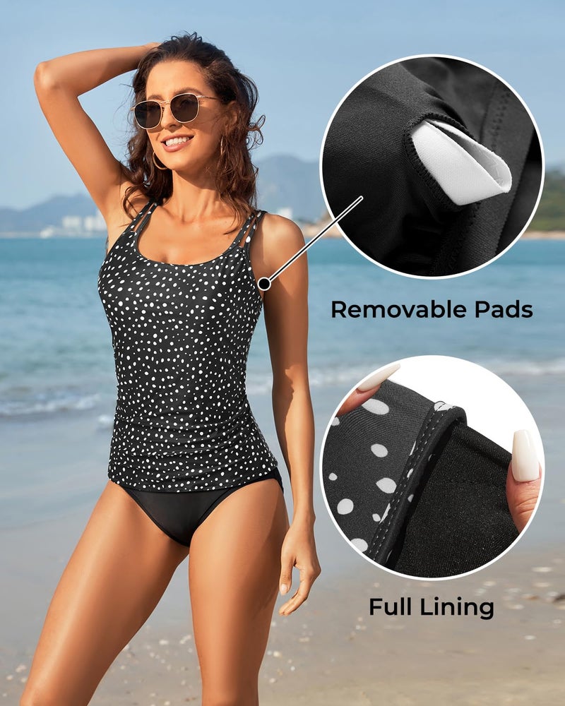 Talisea Women Tankini Swim Top Only - Tummy Control Swimsuit Bathing Suit Top - Image 5