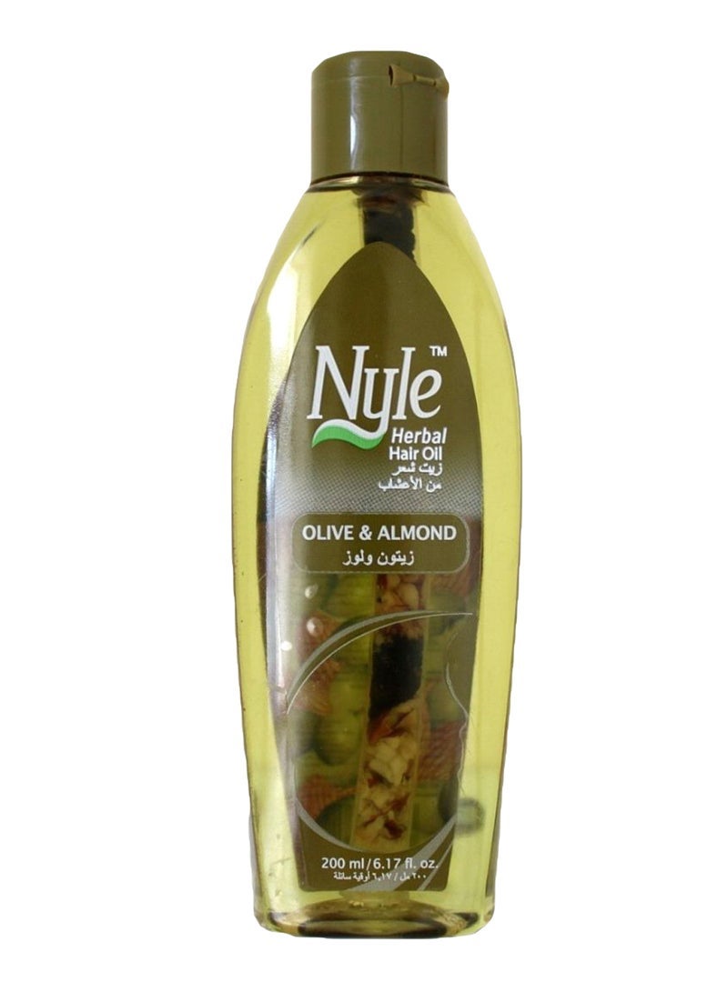 Olive And Almond Hair Oil Clear 200ml