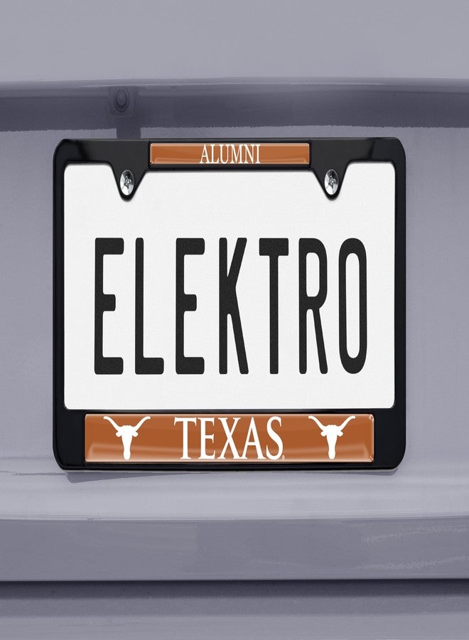 Elektroplate University of Texas Alumni Black License Plate Frame - Image 2