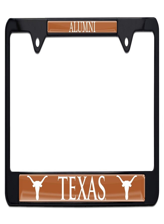 Elektroplate University of Texas Alumni Black License Plate Frame - Image 1