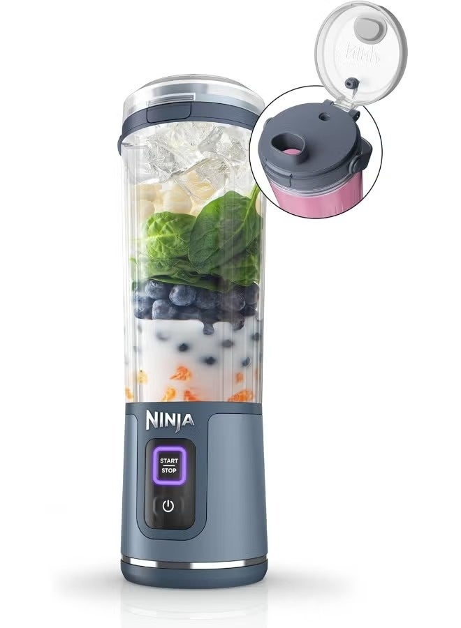 Ninja Blast Blast Cordless Blender, Rechargeable, Leakproof 0.53 L 150 W BC151MENV Blue - Image 1