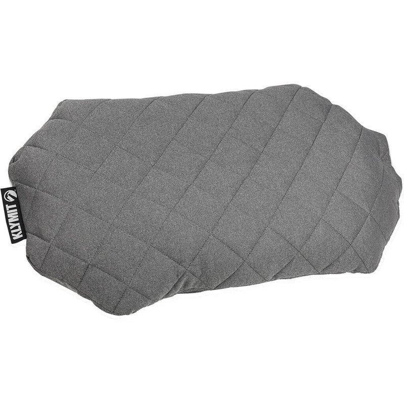 Klymit Luxe Travel Pillow, Lightweight Inflatable Hybrid Airplane, Backpacking, Hammock, and Camping Pillow, Grey - Image 1