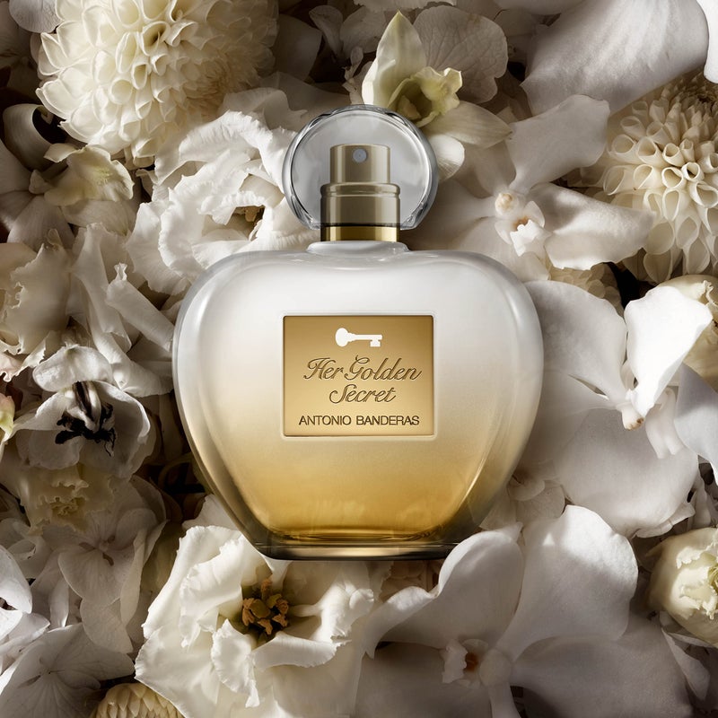 Banderas Perfumes - Her golden secret - Eau de toilette Spray for Women - Long Lasting - Fruity, Floral and Vanilla Notes - 2.7 Fl Oz - Image 3