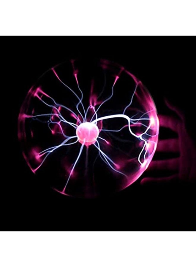 كرة بلازما كريستالية سحرية مع إضاءة LED وشحن USB لتزيين الطاولة، باللون الأسود، من كريسوريز - Image 4