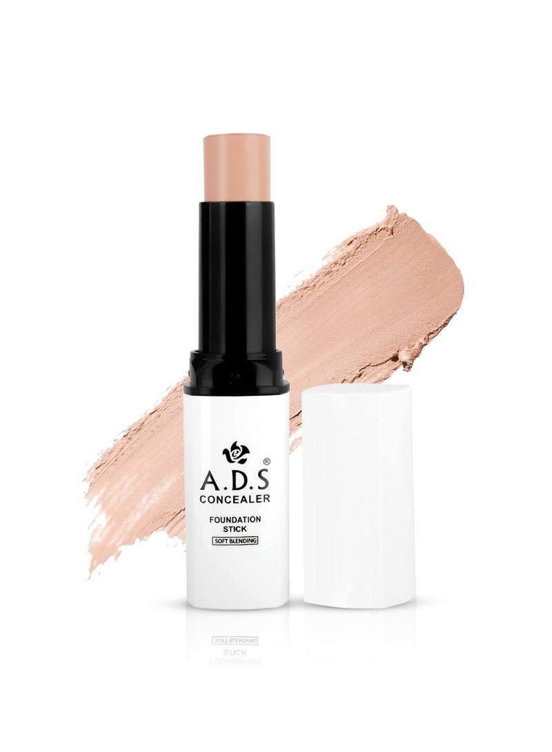 ADS Waterproof Soft Blending Concealer Foundation Stick - Image 1