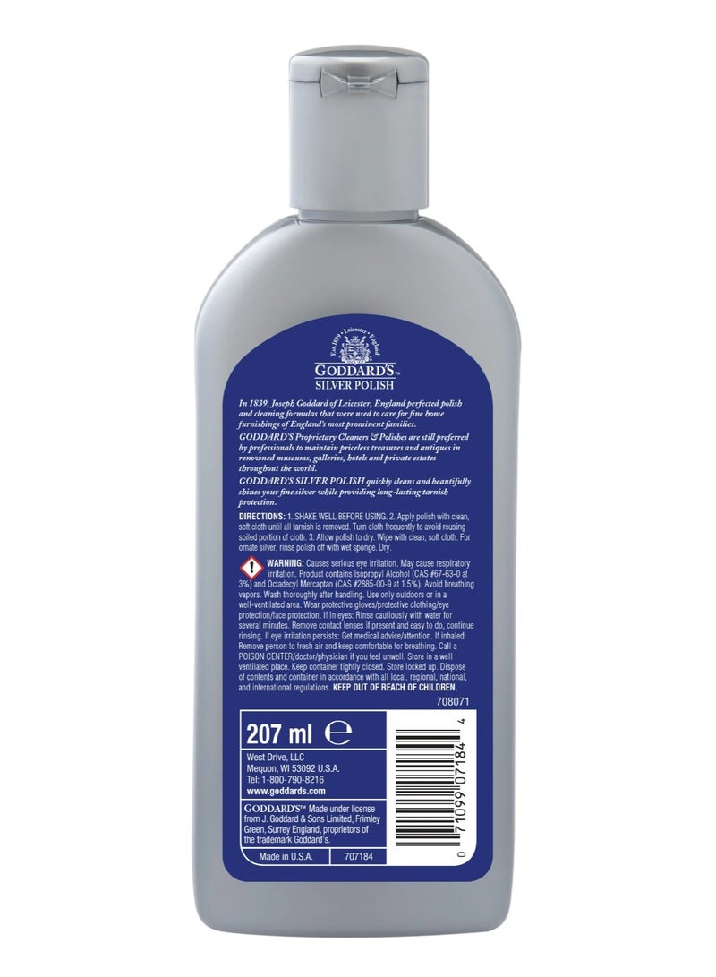 Goddard's Silver Polish Liquid, Tarnish Remover 207ml - Image 2