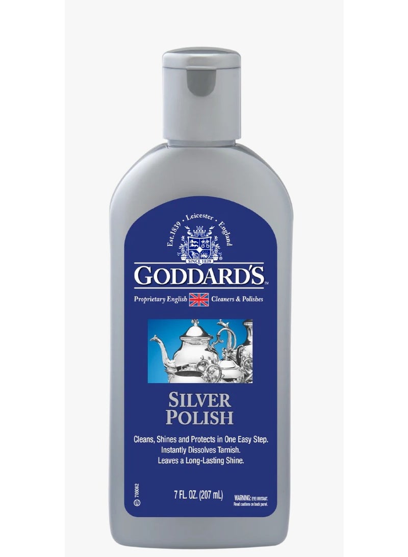 Goddard's Silver Polish Liquid, Tarnish Remover 207ml - Image 1