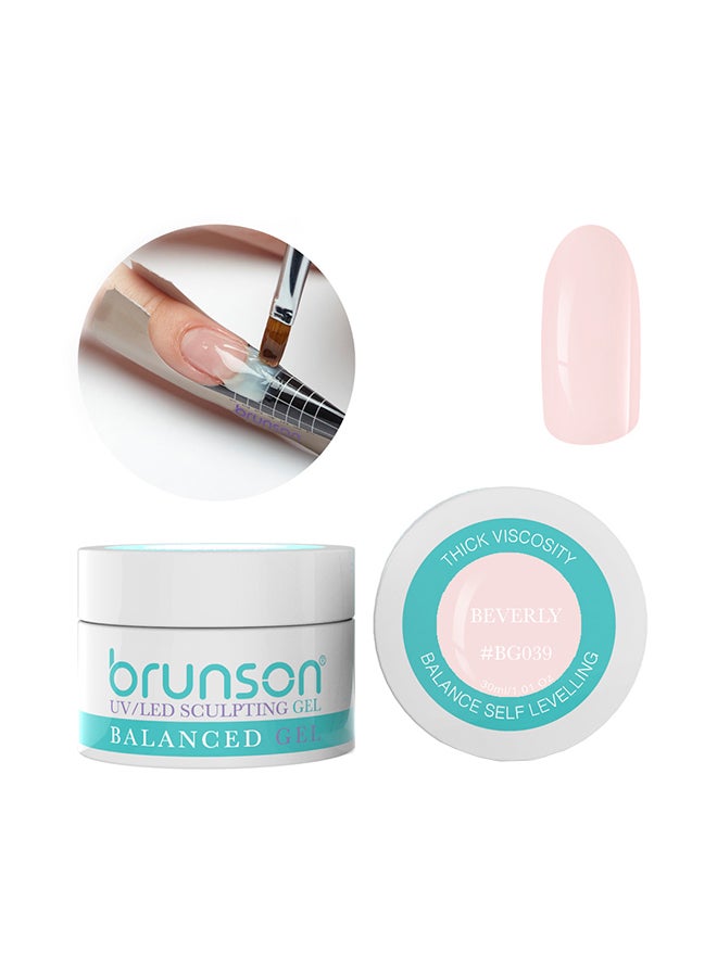 brunson Sculpting Camouflage Uv Builder Gel Balanced Level Gel Uv Sculpting Nail Gel System Beverly Bg039 - 30Ml