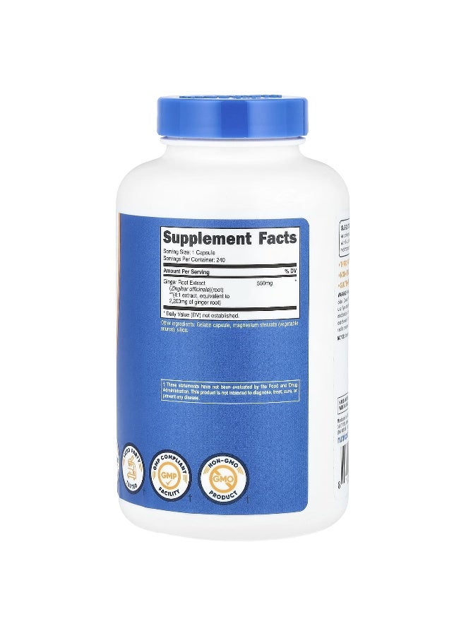 Nutricost, Ginger Root Extract , 2,200 mg, 240 Capsules - Image 2