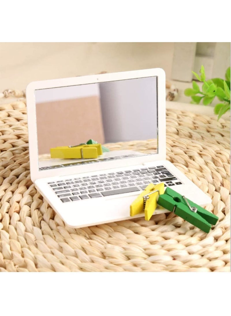 SYOSI Makeup Mirror Mini Folding Pocket Mirror, Compact Polyethylene Computer Glass Mirror for Women and Teens, Ideal for Home, Office, Travel, and Quick Makeup Touch-Ups, Lightweight and Portable - Image 5