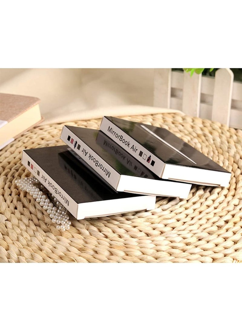 SYOSI Makeup Mirror Mini Folding Pocket Mirror, Compact Polyethylene Computer Glass Mirror for Women and Teens, Ideal for Home, Office, Travel, and Quick Makeup Touch-Ups, Lightweight and Portable - Image 3