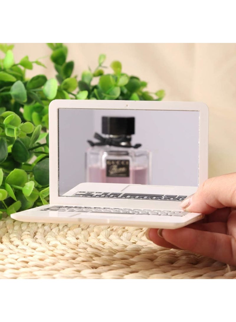 SYOSI Makeup Mirror Mini Folding Pocket Mirror, Compact Polyethylene Computer Glass Mirror for Women and Teens, Ideal for Home, Office, Travel, and Quick Makeup Touch-Ups, Lightweight and Portable - Image 4