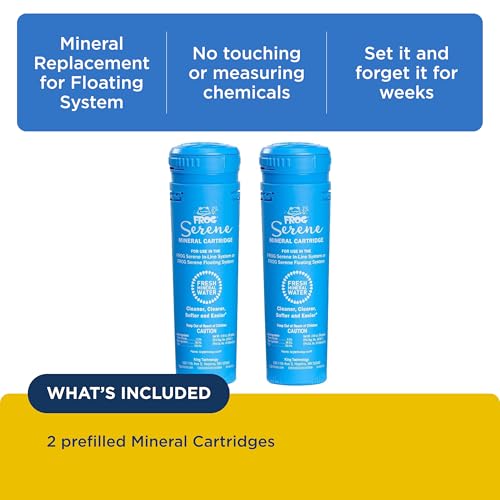 FROG Serene Replacement Mineral Cartridges for use with Hot Tub FROG Serene Floating Sanitizing System - Prefilled for Quick & Easy Hot Tub Maintenance - 2 Pack - Image 3