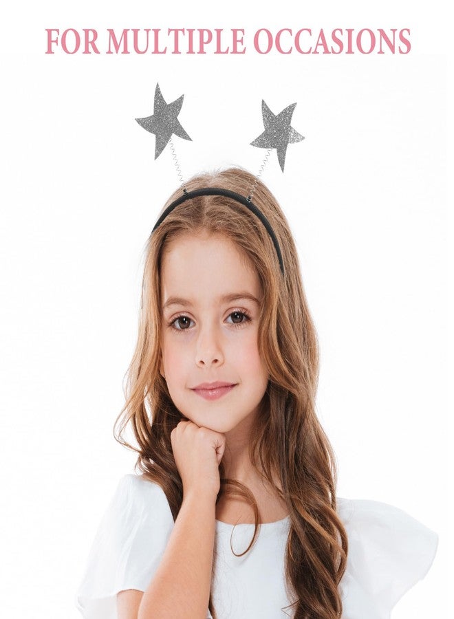 أموسفون عصابة رأس على شكل نجمة من Amosfun مكونة من 3 قطع، عصابة رأس لامعة على شكل سمكة، إكسسوار لحفلات الهالوين وعيد الميلاد وأعياد الميلاد - Image 3