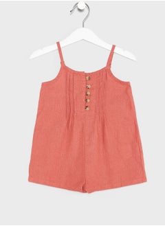 Kids Button Front Playsuit