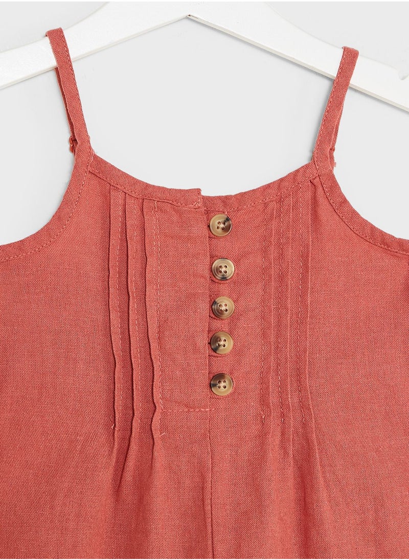 Cotton On - Kids Button Front Playsuit - Image 1
