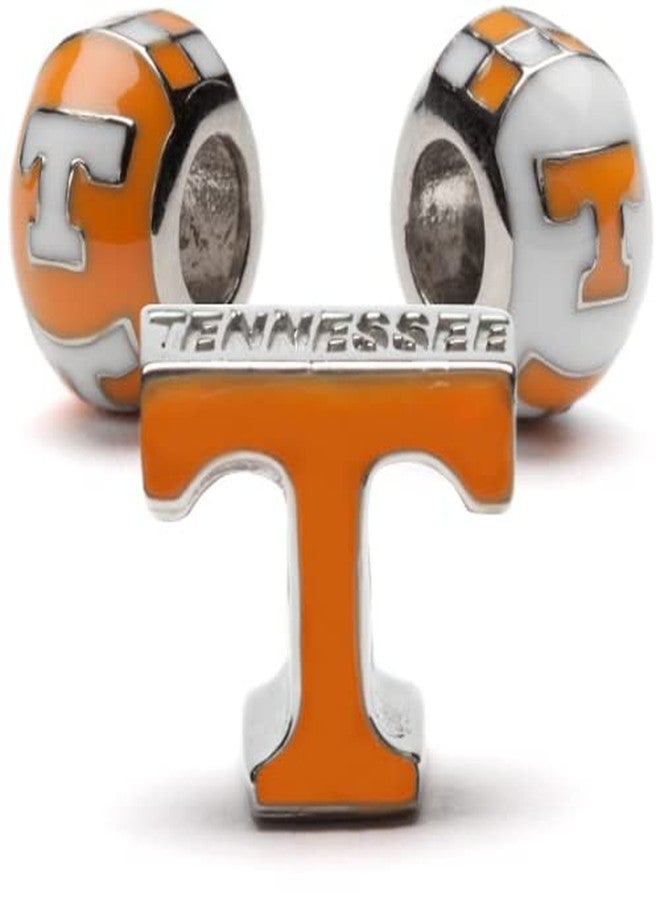 Stone Armory University of Tennessee Bead Charm Set | Set of Three Tennessee Charms | Tennessee Volunteers Stainless Steel Jewelry | Tennessee Gift | Product Lifetime Guaranteed | Fits Most Popular Charm Bracelets - Image 1