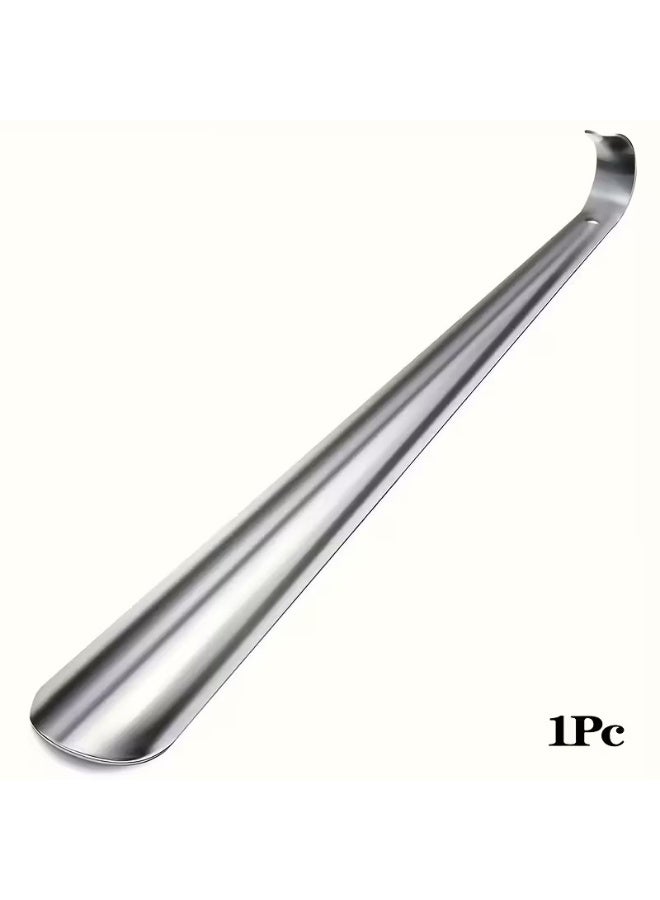 NextHIAS Easy Slip Long Shoe Horn - Extra Long 43.3cm Stainless Steel Handle, Ergonomic Non-Slip Grip for Boots, Dress Shoes & Sneakers - Mobility Aid for Seniors & Men Women, Smooth Gliding Action - Image 1