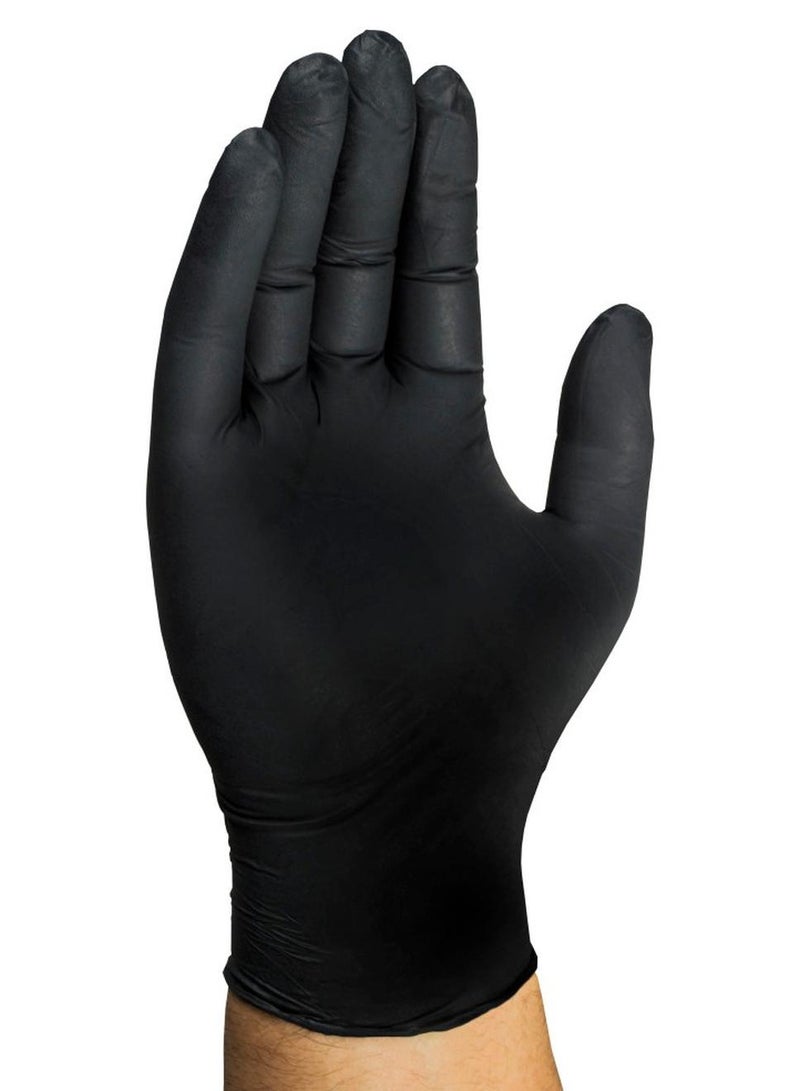 جوانتي نترايل اسود - 100 قطعة اسود - لارج