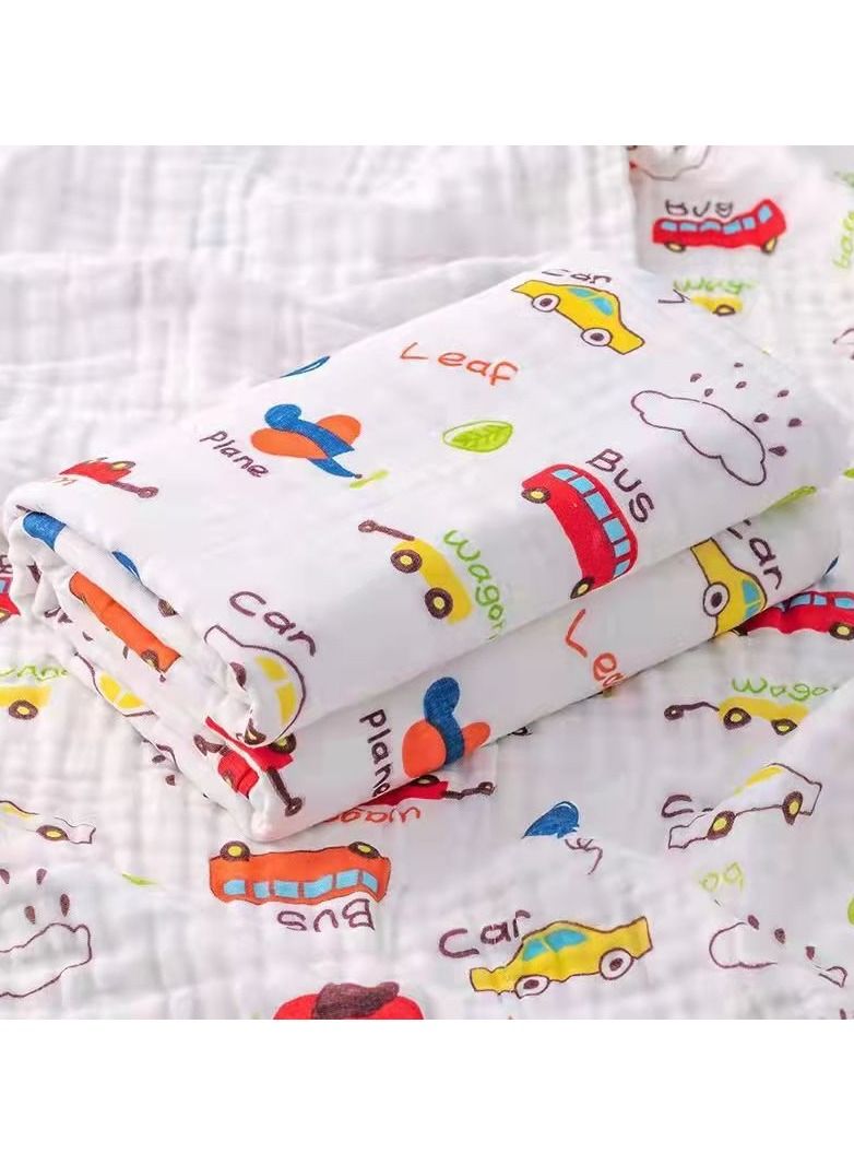 Pure Cotton Cartoon Printed Bath Towels