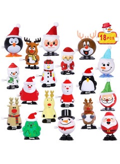 Max Fun 18Pcs Christmas Stocking Stuffers Wind Up Toys Assortment For Christmas Party Favors Goody Bag Filler(Christmas)  - Image 2