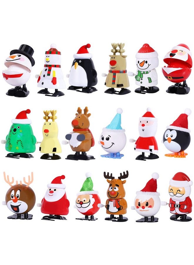 ماكس فن مجموعة من 18 قطعة من ألعاب حشو الجوارب المصنوعة يدويًا لحفلات الكريسماس وحشو أكياس الهدايا (الكريسماس) - Image 3